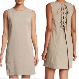 THEORY Lace Back Raglan Dress